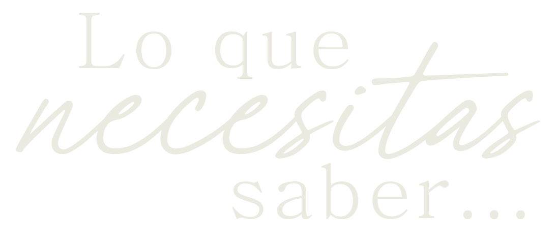 Lo que necesitas saber